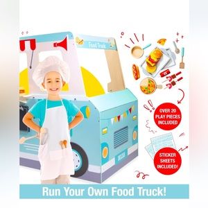 Kids wooden food truck brand new in box
